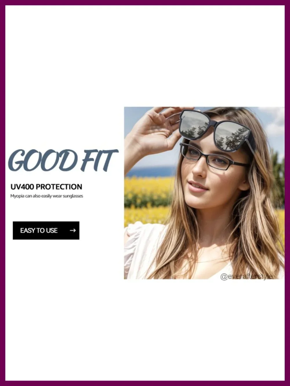 Polarized Fit Over Sunglasses for Women Square Oversized TR90